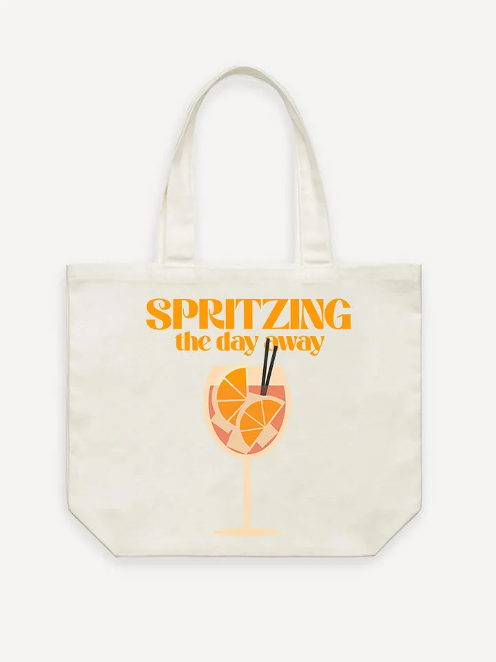 Spritzing Tote Bag