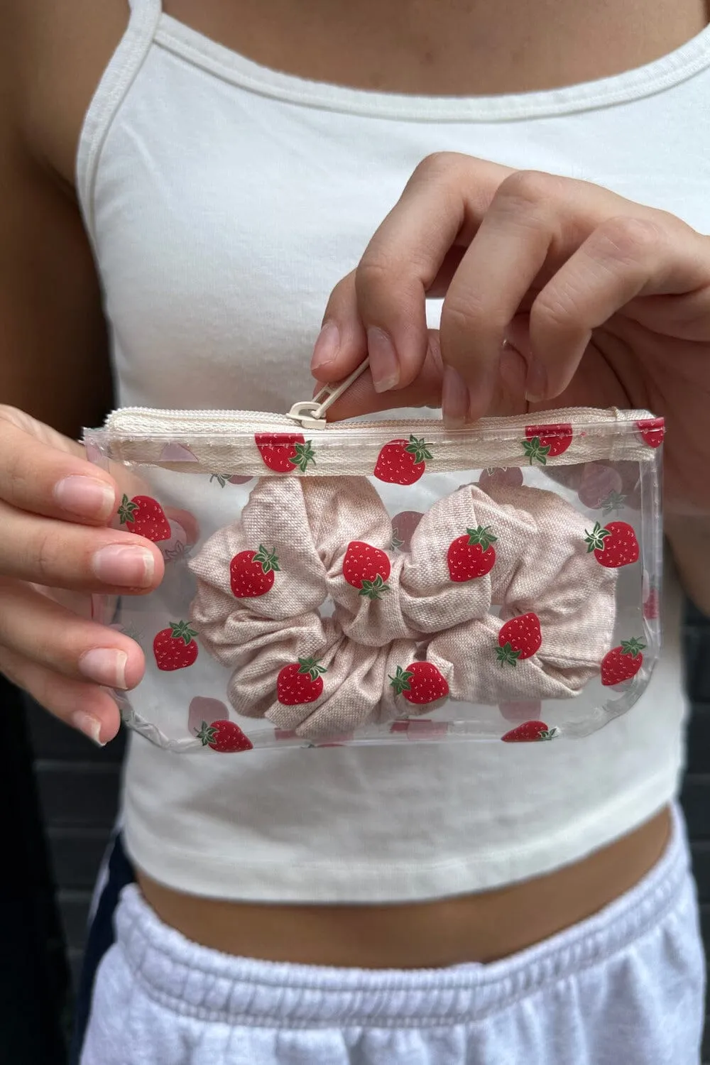 Strawberries Coin Purse