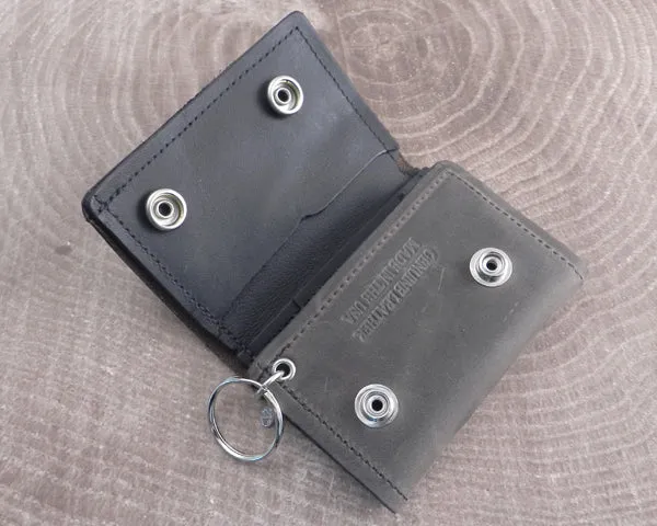 Trifold Leather Wallet Soft Brown