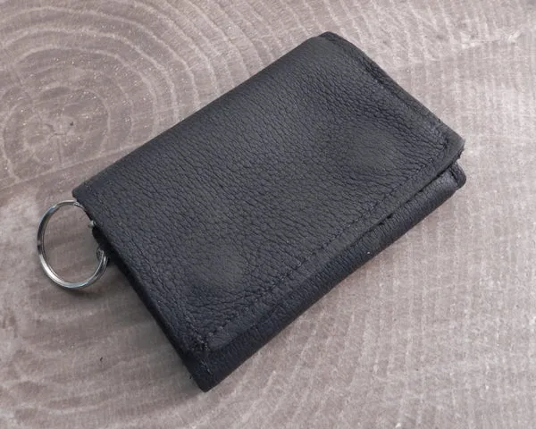 Trifold Leather Wallet Soft Brown