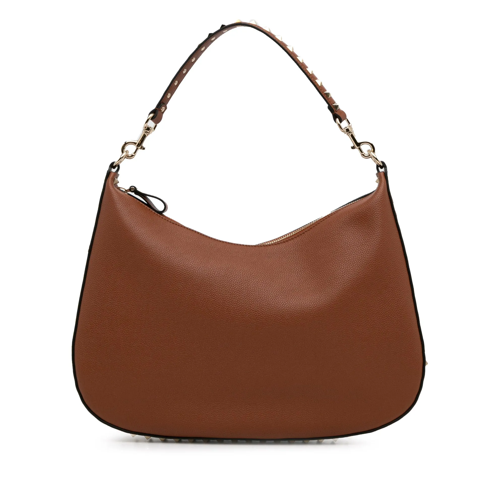 Valentino Rockstud Shoulder Bag Brown