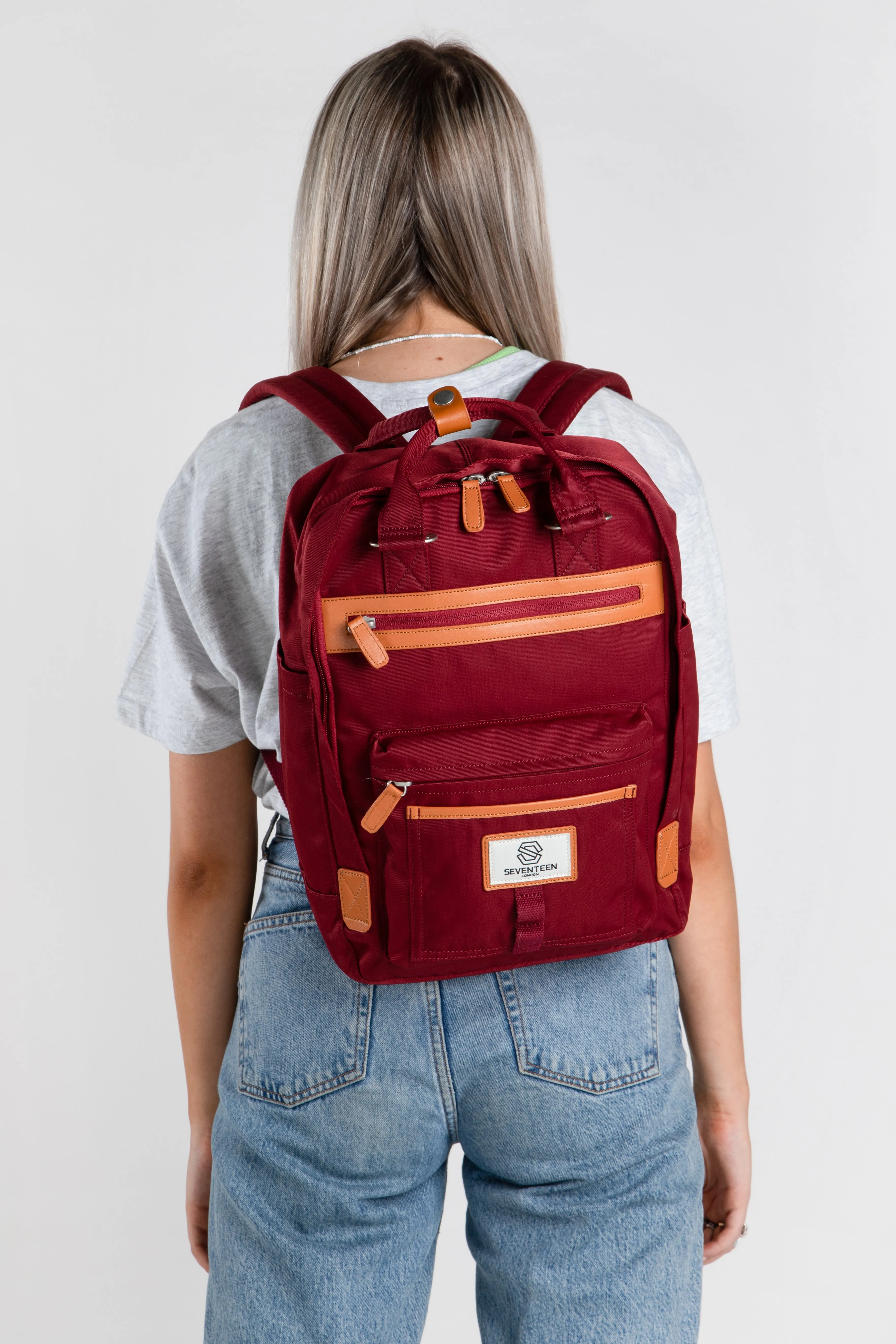 Wimbledon Backpack - Burgundy