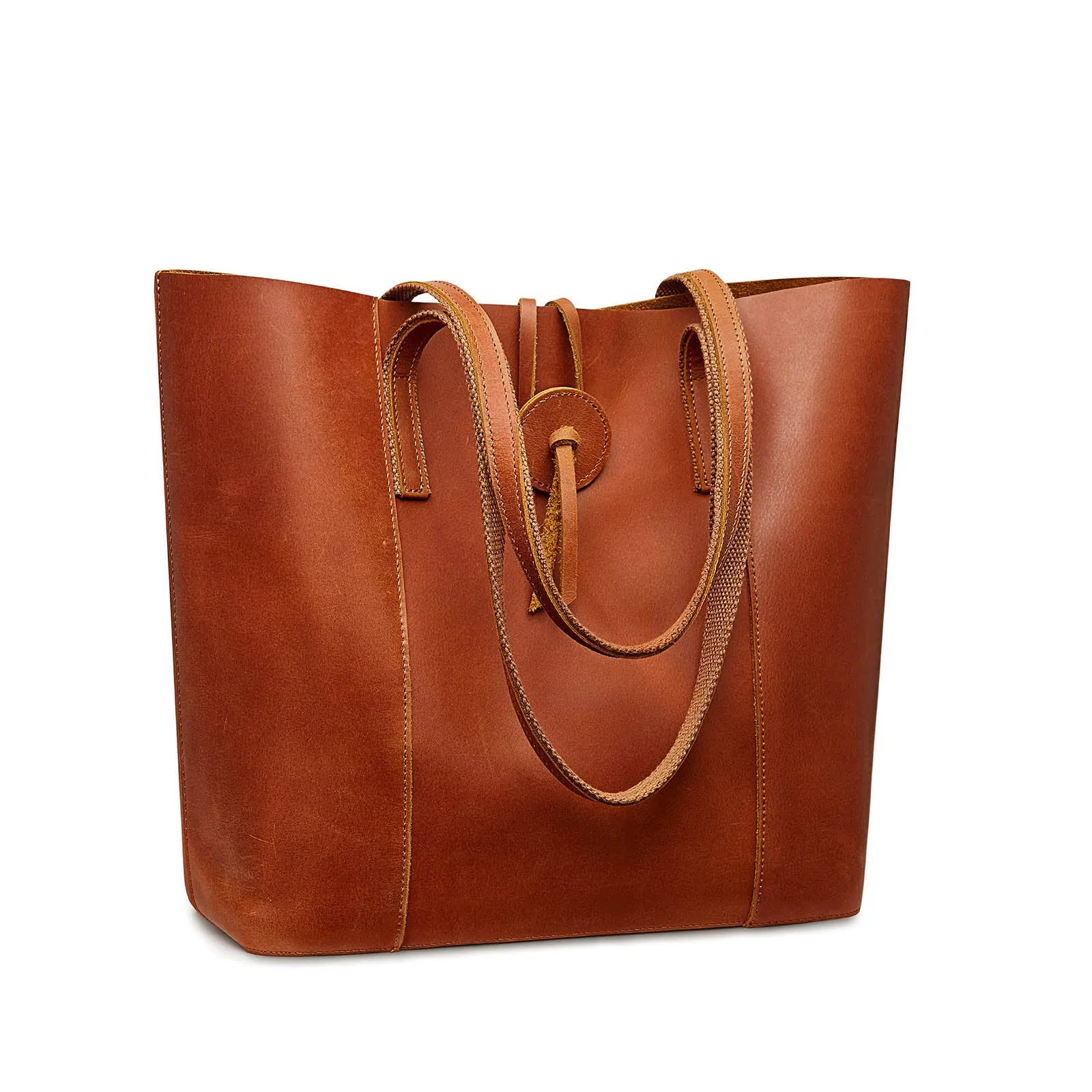 Women's Crazy Horse Leather Tote Bag