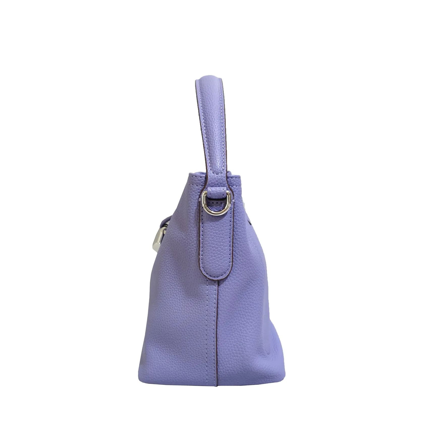 Women's genuine cowhide leather bucket bag V2