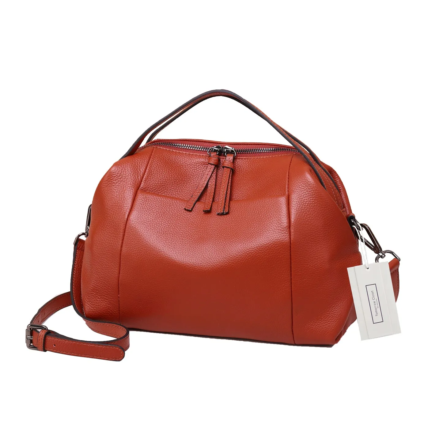 Women's genuine cowhide leather handbag Alana design