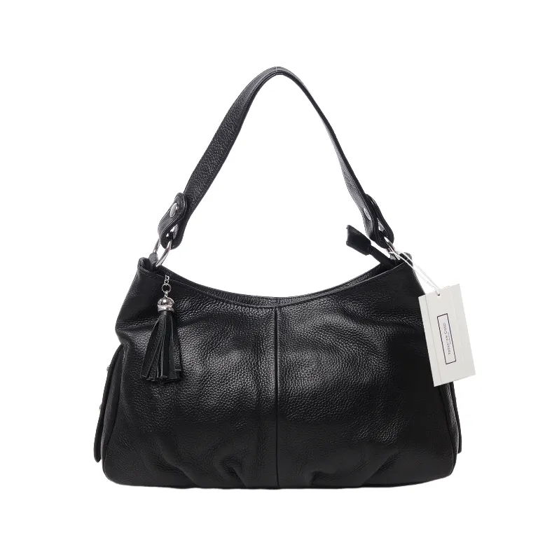 Women's genuine cowhide leather handbag Bora design