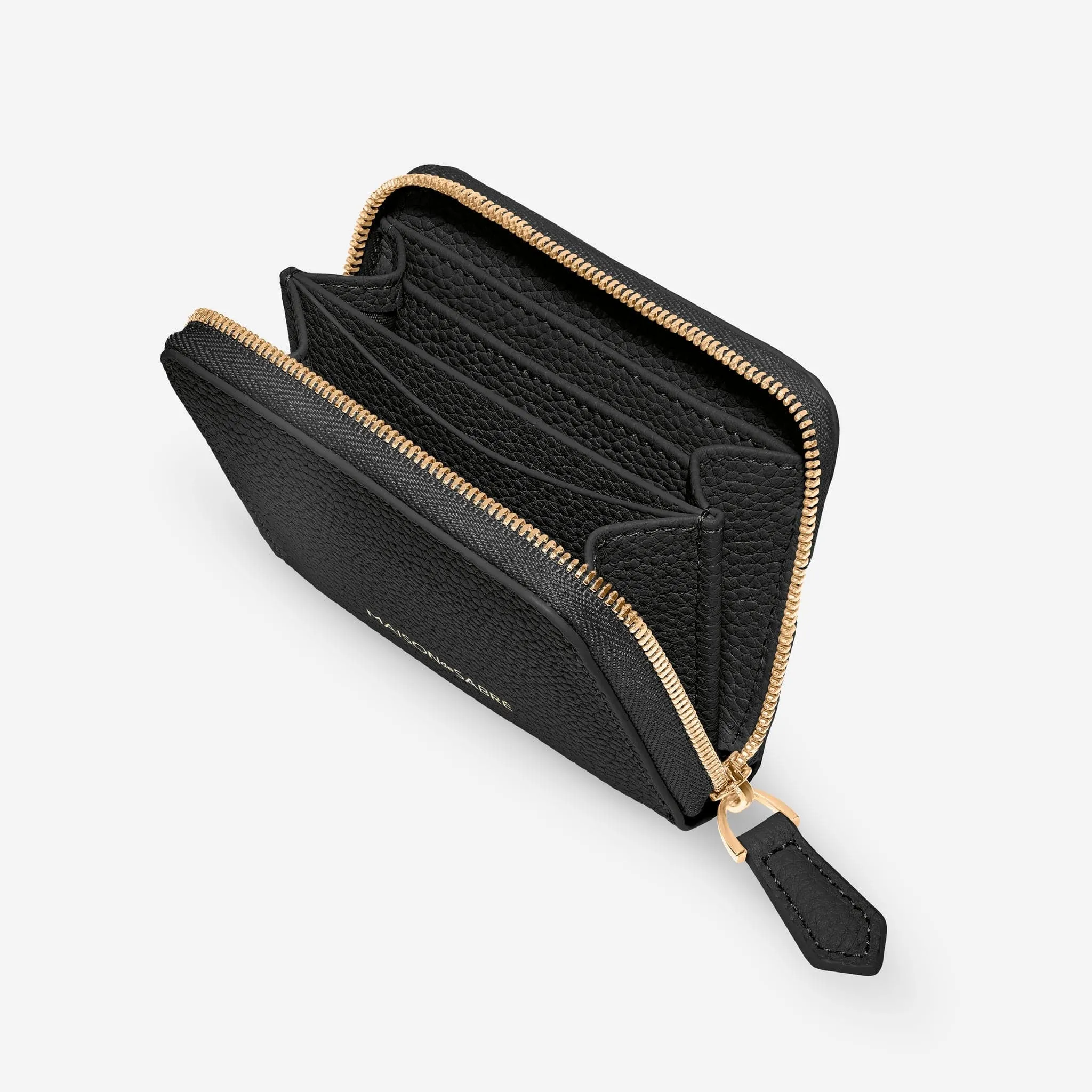 Zipped Wallet - Black Caviar